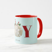 JoChristmas Sand Dollar Holly Berries Küste Tasse (VorderseiteRechts)