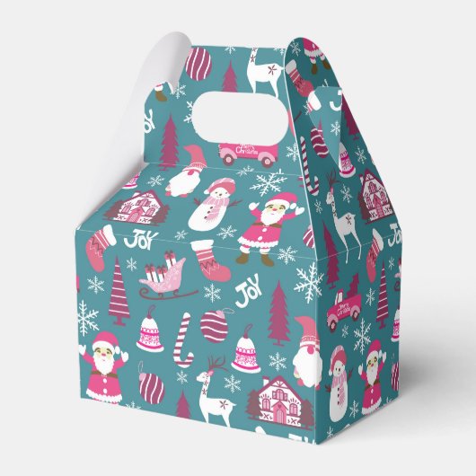 JoChristmas Turquoise Geschenkschachtel (Rückseite)