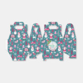 JoChristmas Turquoise Geschenkschachtel (Ungefaltet)