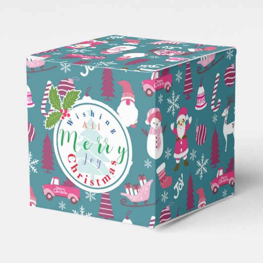JoChristmas Turquoise Geschenkschachtel (Vorderseite)