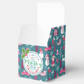 JoChristmas Turquoise Geschenkschachtel (Geöffnet)