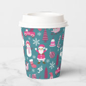 JoChristmas Turquoise Pappbecher (Rückseite)