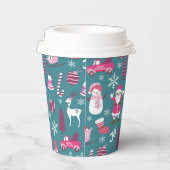 JoChristmas Turquoise Pappbecher (Rechts)