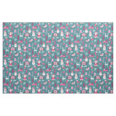 JoChristmas Turquoise Stoff (Fat Quarter (45,7 x 55,9 cm))