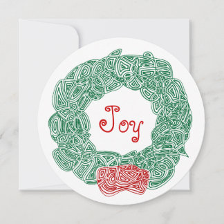 JoChristmas Wreath Feiertagskarte