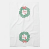 JoChristmas Wreath Geschirrtuch (Vertikal)