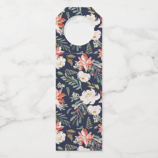 JoChristmas Wreath & Typografie Flaschenanhänger (Rückseite)