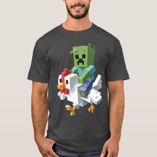 Jock Chicken Piel Art Gamer Zombie Jungen ist Freu T-Shirt