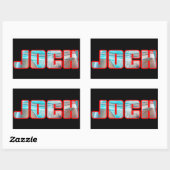 JOCK Rectangle Stickers (Blatt)