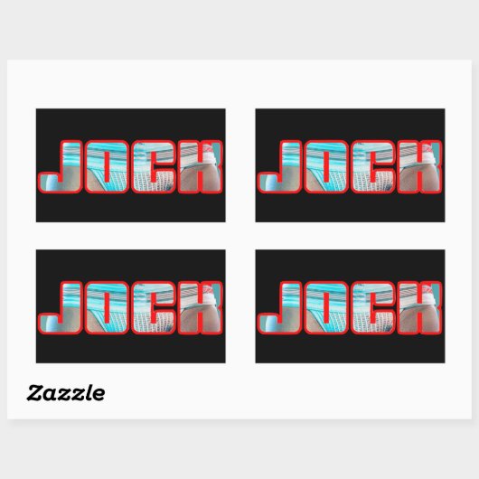 JOCK Rectangle Stickers (Blatt)