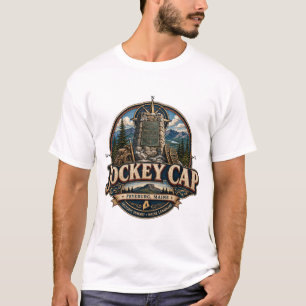 Jockey Cap Fryeburg Maine Historisches Gipfellandm T-Shirt