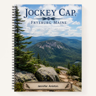 Jockey Cap Fryeburg Maine Personalisiertes Notizbu Notizblock