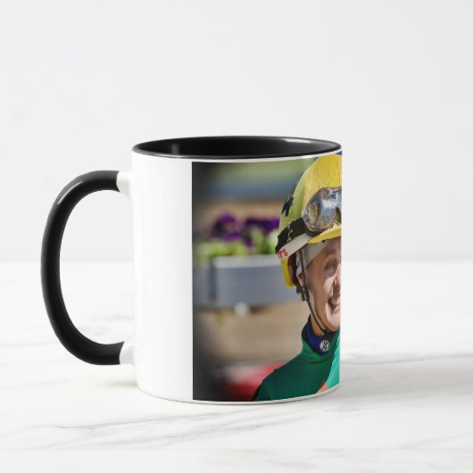 Jockey, Jackie Davis Kaffeetasse (Links)