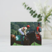 Jockey Postkarte (Stehend Vorderseite)