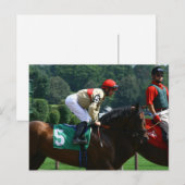 Jockey Postkarte (Vorne/Hinten)