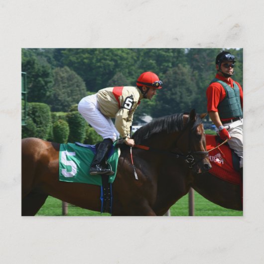 Jockey Postkarte (Vorderseite)