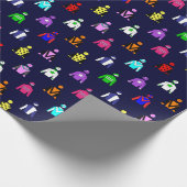 Jockey Silks Fun Horse Racing Geschenkpapier (Ecke)