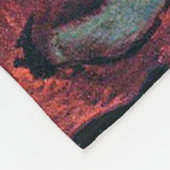 Jockey und Horse, Edgar Degas Fleecedecke (Ecke)