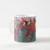 Jockey und Horse, Edgar Degas Kaffeetasse (Vorderseite Links)
