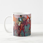 Jockey und Horse, Edgar Degas Kaffeetasse (Links)
