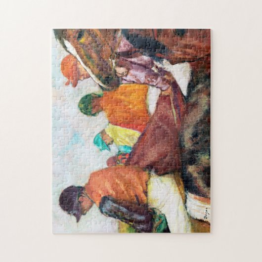 Jockey und Horse, Edgar Degas Puzzle (Vertikal)
