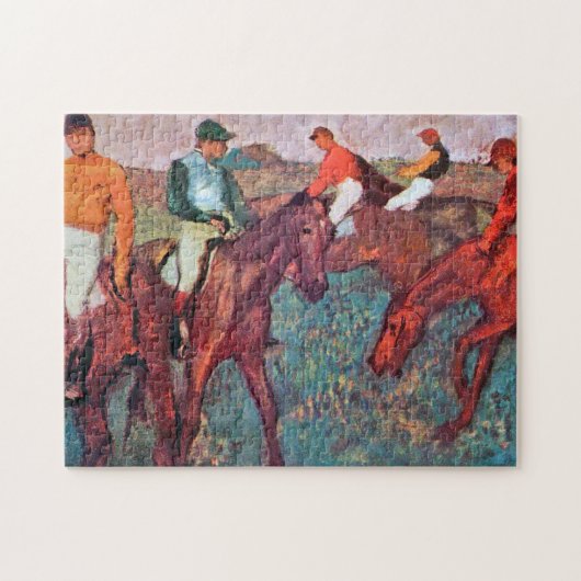Jockey und Horse, Edgar Degas Puzzle (Horizontal)