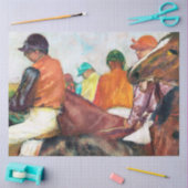 Jockey und Horse, Edgar Degas Seidenpapier (Basteln)