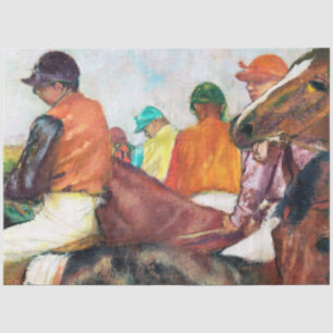 Jockey und Horse, Edgar Degas Seidenpapier