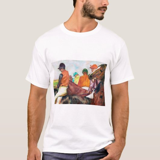 Jockey und Horse, Edgar Degas T-Shirt (Vorderseite)