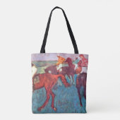 Jockey und Horse, Edgar Degas Tasche (Rückseite)