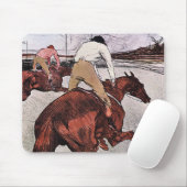 Jockey und Race Horse, Lautrec Mousepad (Mit Mouse)