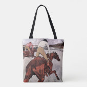 Jockey und Race Horse, Lautrec Tasche (Rückseite)
