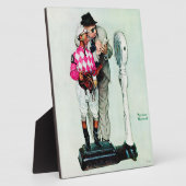 Jockey Weighin von Norman Rockwell Fotoplatte (Seite)