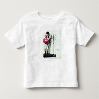 Jockey Weighin von Norman Rockwell Kleinkind T-shirt