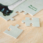 Jockey Weighin von Norman Rockwell Puzzle (Seite)