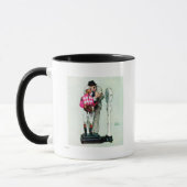 Jockey Weighin von Norman Rockwell Tasse (Links)