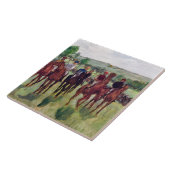 Jockeys and Race Horses, Edgar Degas Fliese (Seite)