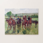 Jockeys and Race Horses, Edgar Degas Puzzle (Horizontal)