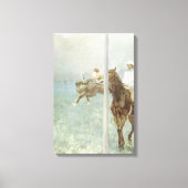 Jockeys Before the Race von Edgar Degas Leinwanddruck (Vorderseite)