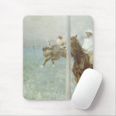 Jockeys Before the Race von Edgar Degas Mousepad (Mit Mouse)