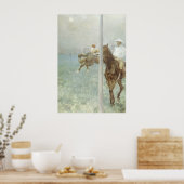 Jockeys Before the Race von Edgar Degas Poster (Küche)