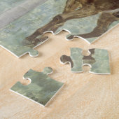 Jockeys Before the Race von Edgar Degas Puzzle (Seite)