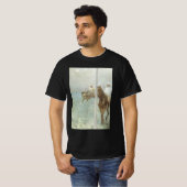 Jockeys Before the Race von Edgar Degas T-Shirt (Vorne ganz)