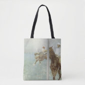 Jockeys Before the Race von Edgar Degas Tasche (Vorderseite)
