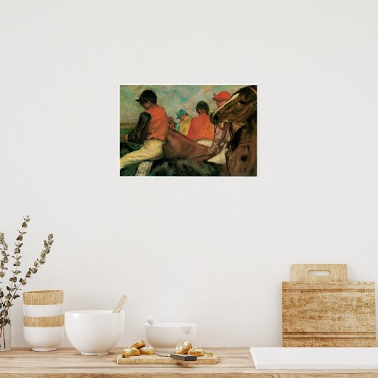 Jockeys, Edgar Degas Poster (Küche)