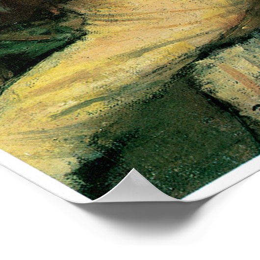 Jockeys, Edgar Degas Poster (Ecke)