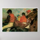 Jockeys, Edgar Degas Poster (Vorne)
