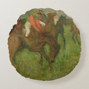 Jockeys Edgar Degass , 1886-90 Rundes Kissen