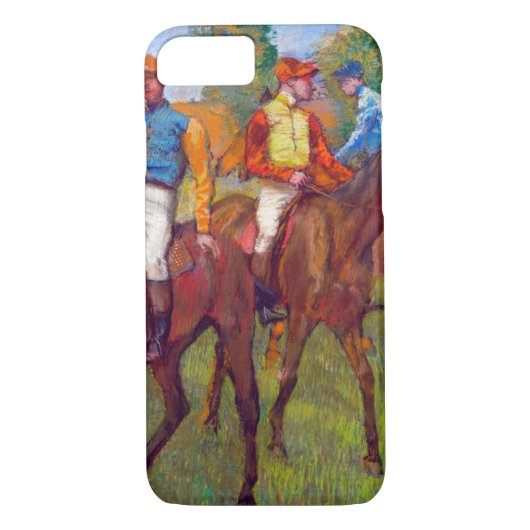 Jockeys und Rennpferde, Edgar Degas Case-Mate iPhone Hülle (Rückseite)