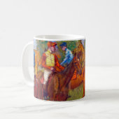 Jockeys und Rennpferde, Edgar Degas Kaffeetasse (Vorderseite Links)